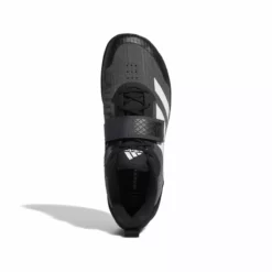 Adidas Total Weighlifting Shoes Black/White UK 11.5 -ShopE-Moto Shop GW6354 3 FOOTWEAR Photography Top Portrait View white