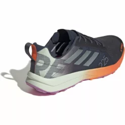 Adidas TERREX SPEED FLOW Trail Running Shoes 13 Adidas TERREX SPEED FLOW Trail Running Shoes -ShopE-Moto Shop GY6135 7 FOOTWEAR Photography Back Lateral Top View white
