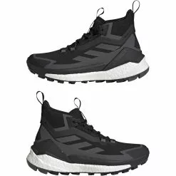 Adidas Terrex Women's Free Hiker 2.0 Gore-Tex Hiking Shoe -ShopE-Moto Shop GZ3310 10 FOOTWEAR Photography Mirrored Pair View white