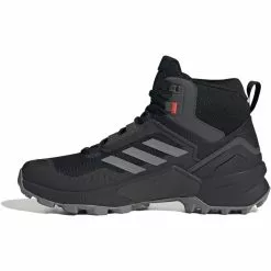 Adidas Terrex Swift R3 Gore-Tex Mid Hiking Shoes -ShopE-Moto Shop HR1308 5 FOOTWEAR Photography Side Medial Center View white