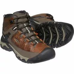 Keen Targhee Mid III Waterproof Boots -ShopE-Moto Shop Keen Targhee Mid III Waterproof Boots Boots Chestnut Mulch SS22 1023030US 9 UK 8 2