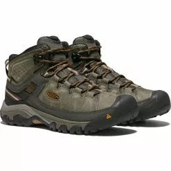 Keen Targhee Mid III Waterproof Boots -ShopE-Moto Shop Keen Targhee Mid III Waterproof Boots Boots Green Brown SS22 3