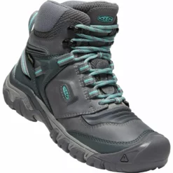 Keen Women's Ridge Flex Mid Waterproof Boots -ShopE-Moto Shop Keen Women s Ridge Flex Mid Waterproof Boots Grey Blue Shoes Steel Grey Porcelain SS22 0