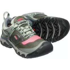 Keen Women's Ridge Flex Waterproof Shoes -ShopE-Moto Shop Keen Women s Ridge Flex Waterproof Shoes Grey Grey UK 8 Shoes Castor Grey Dubarry SS22 2