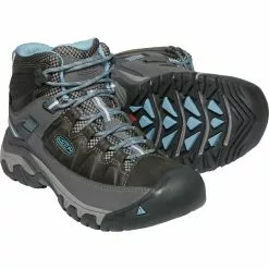 Keen Women's TARGHEE III MID Waterproof Boots -ShopE-Moto Shop Keen Women s TARGHEE III MID Waterproof Boots Boots Magnet Atlantic Blue SS22 1023040UK 4 2