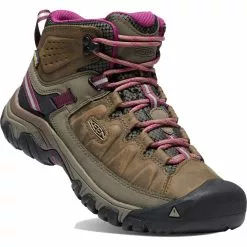 Keen Women's TARGHEE III MID Waterproof Boots -ShopE-Moto Shop Keen Women s TARGHEE III MID Waterproof Boots Boots Weiss Boysenberry SS22 1018178UK4 5 0