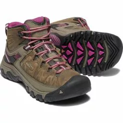 Keen Women's TARGHEE III MID Waterproof Boots -ShopE-Moto Shop Keen Women s TARGHEE III MID Waterproof Boots Boots Weiss Boysenberry SS22 1018178UK4 5 2