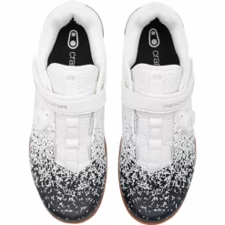 Crankbrothers Mallet Boa MTB Clipless Cycling Shoes (25th Annive -ShopE-Moto Shop Mallet BOA White Black Splatter Top Down