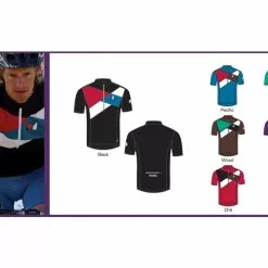 Maloja Jersey - Clash [Colour: Wood] [Size: Large]