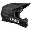 ONEAL 1.0 SRS Solid Black MX Helmet