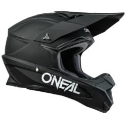 ONEAL 1.0 SRS Solid Black MX Helmet