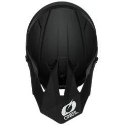 ONEAL 1.0 SRS Solid Black MX Helmet -ShopE-Moto Shop ON 21 HELMET 1SERIES SOLID BLACK TOP 1800x1800