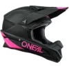 ONEAL 1.0 SRS Solid Pink MX Helmet