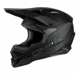 ONEAL 3.0 SRS Flat Black MX Helmet -ShopE-Moto Shop ON 21 HELMET 3SERIES FLAT BLK 1 LSIDE RGB 1800x1800