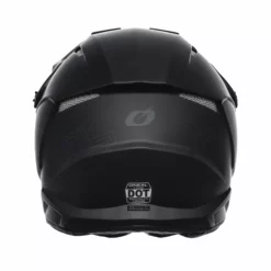 ONEAL 3.0 SRS Flat Black MX Helmet -ShopE-Moto Shop ON 21 HELMET 3SERIES FLAT BLK 4 BACK RGB 1800x1800