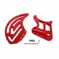 Sur-Ron Light Bee CNC Brake Disc Guard -ShopE-Moto Shop Red new aluminium alloy brake disc protector variants 2 1800x1800