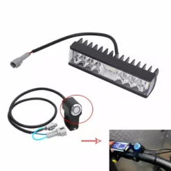 Sur-Ron Light Bee Front LED Light Bar Upgrade -ShopE-Moto Shop SWITCHB headlight switch kit plug and play white variants 2 1800x1800