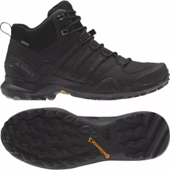 Adidas Terrex Swift R2 Mid Gore-Tex Hiking Shoes -ShopE-Moto Shop adidas Terrex Swift R2 Mid GTX Shoes Shoes Black Black SS18 1